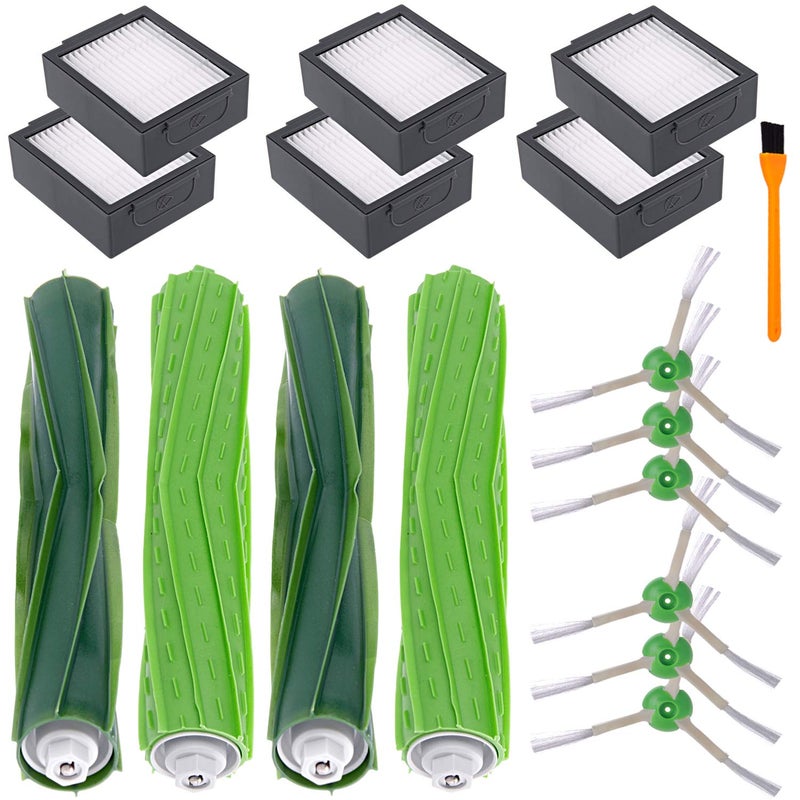 Hongfa E5 i7 i6+ i4+ Replacement Parts for iRobot Roomba i8 i7+/ Plus E6 i3 i3+,e Series and i Series Replenishment Parts, 16 Packs Roomba Accessories - Image 1